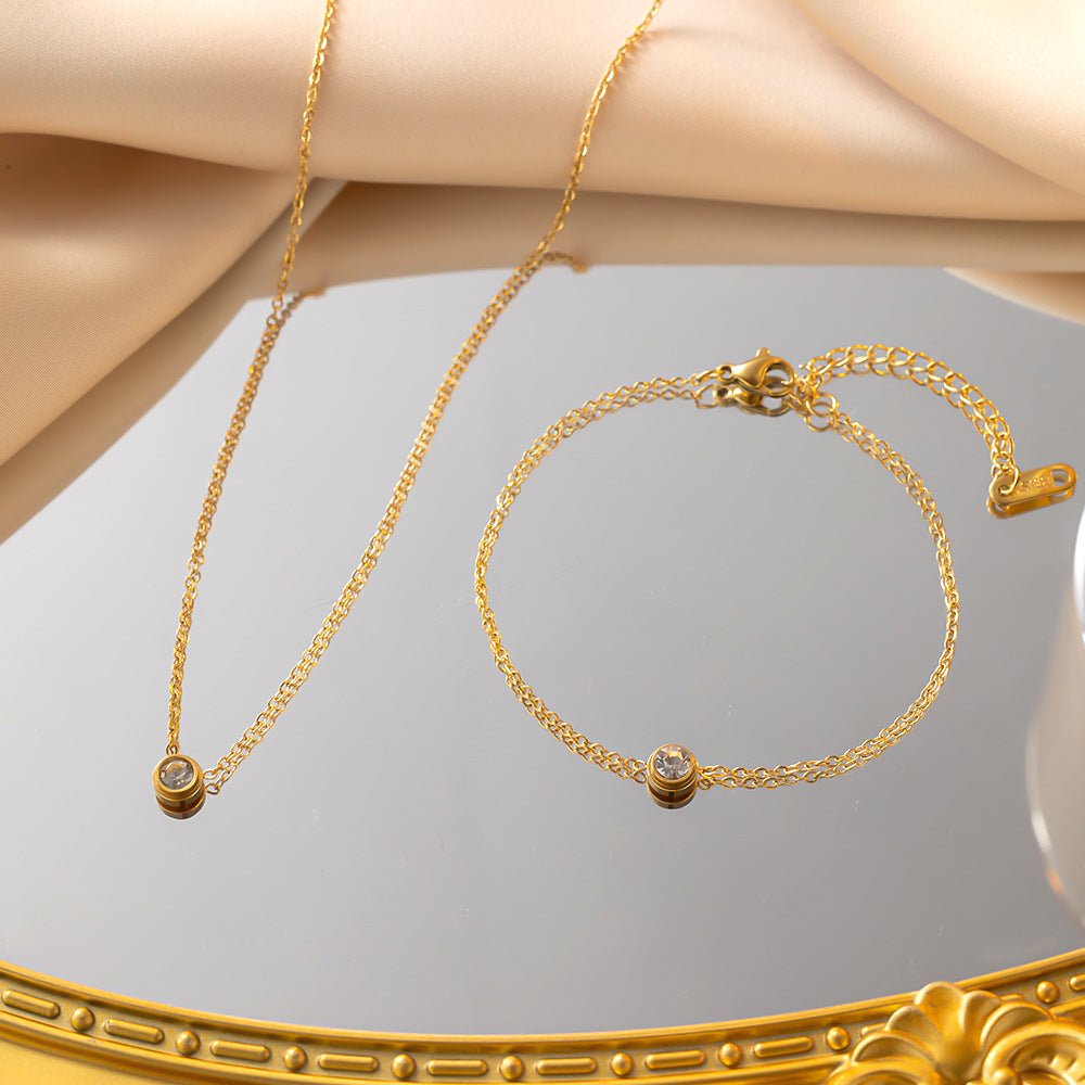 pure spark set in premium finish; elegant pure spark set for women