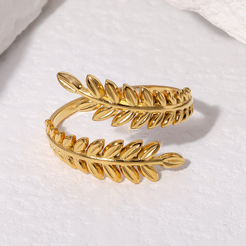 Twin Olive Ring