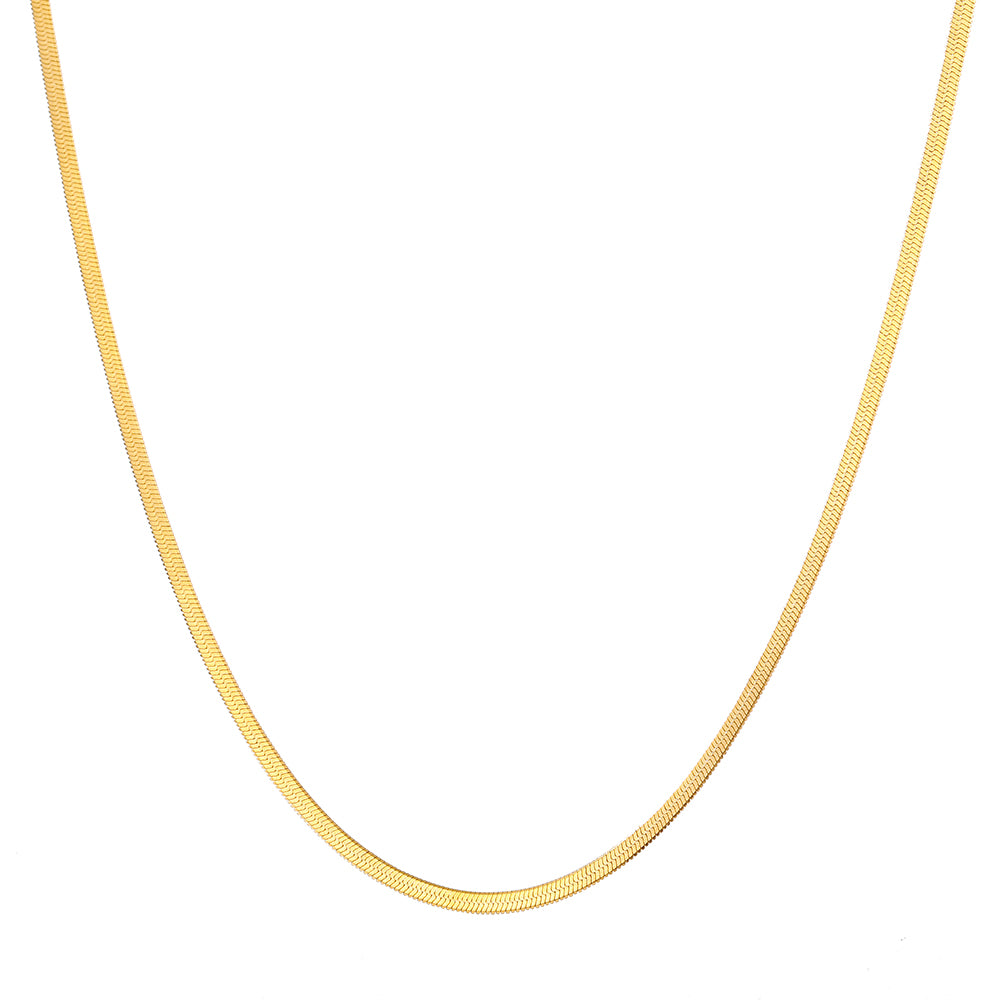 Elegant close-up of Golden Sleek Velvet Necklace displayed on a velvet stand