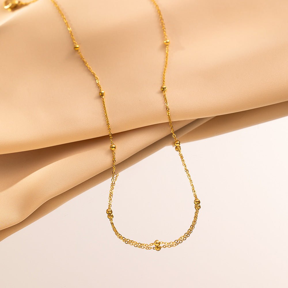 golden dots in premium finish; elegant golden dots for women