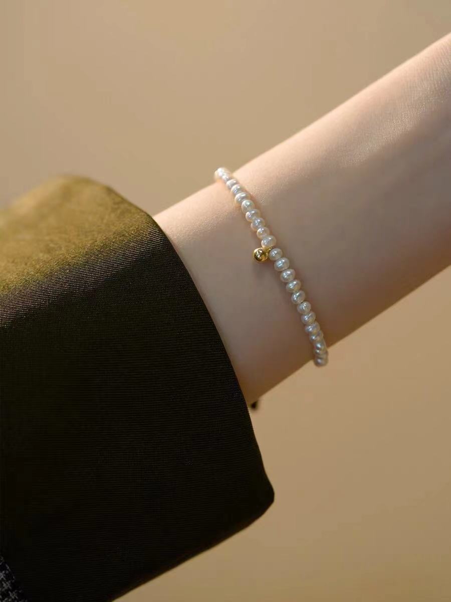 pearl drop set in premium finish; elegant pearl drop set for women