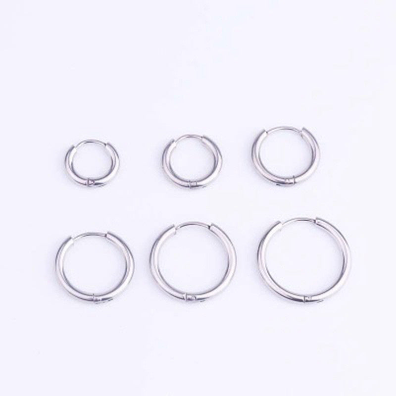 urban loop earrings in gold finish; stylish urban loop earrings for women