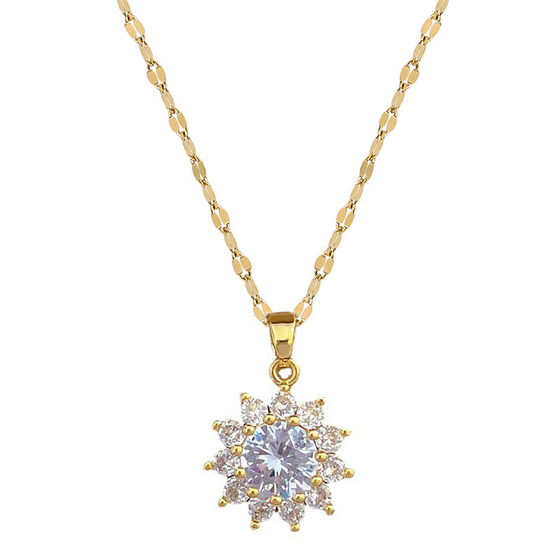 daisy glow set in premium finish; elegant daisy glow set for women