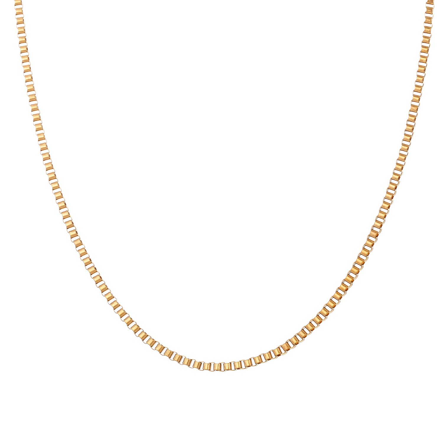 Elegant close-up of Core Luxe Chain displayed on a velvet stand