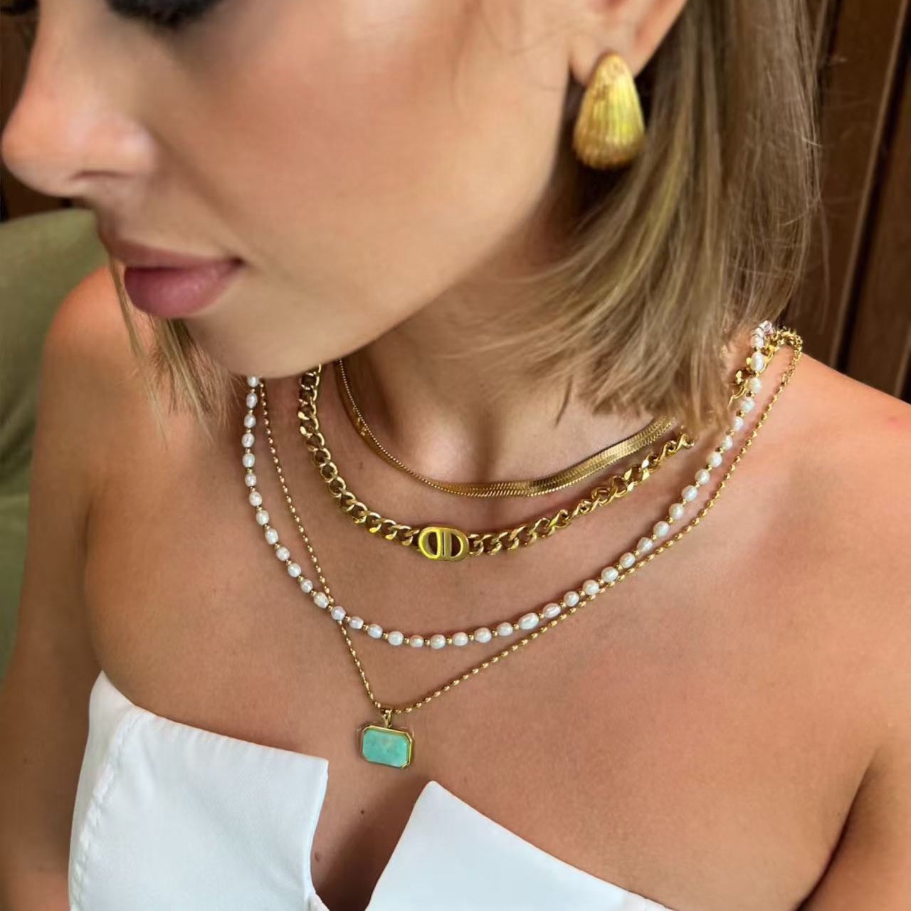 Auralin Signature Necklace Set (4 Piece)