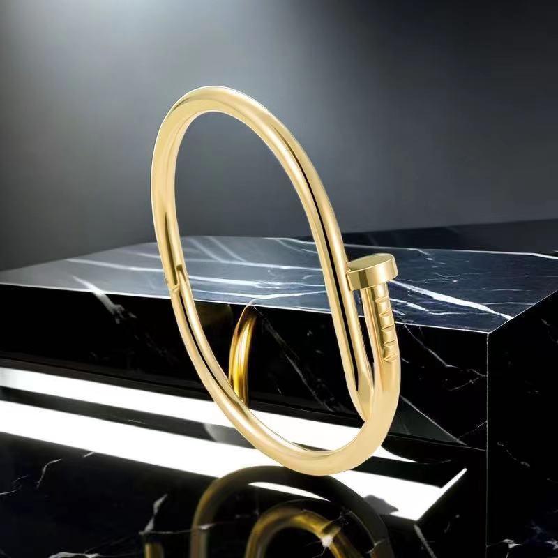 Close-up image of Golden Grip Bracelet on a white background