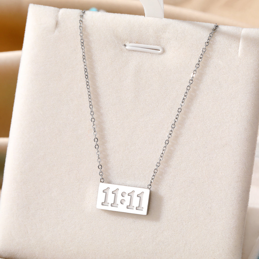 Elegant close-up of Moment Eleven Eleven displayed on a velvet stand