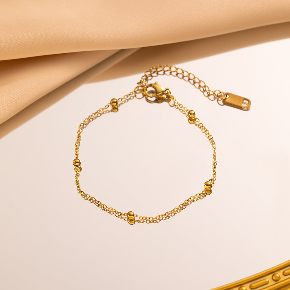 golden dots in premium finish; elegant golden dots for women
