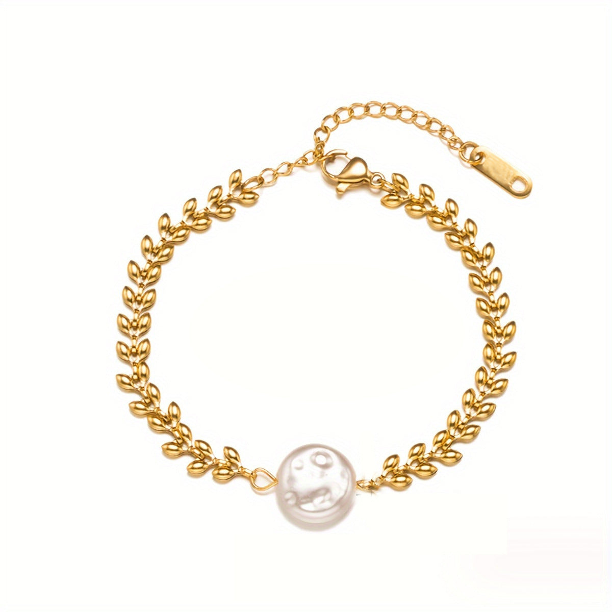 royal pearl set in premium finish; elegant royal pearl set for women
