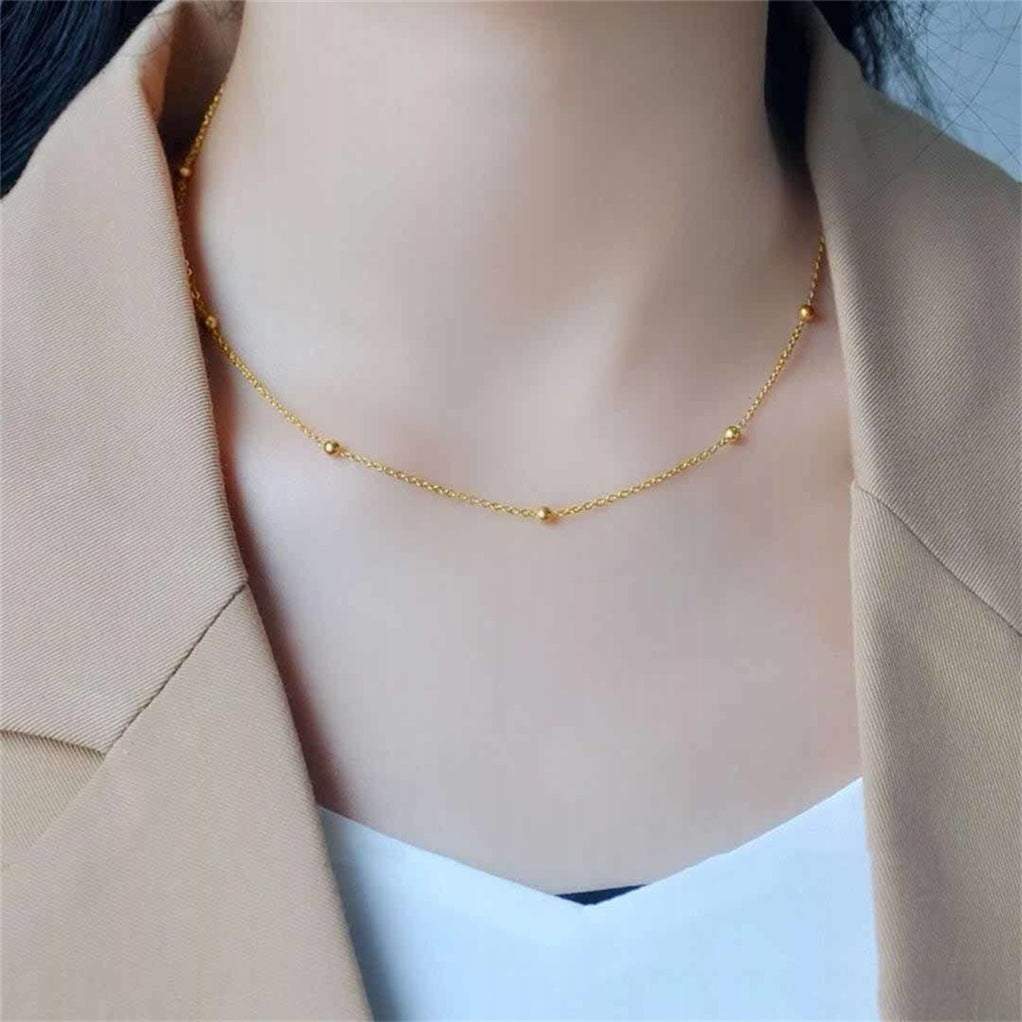 golden dots in premium finish; elegant golden dots for women