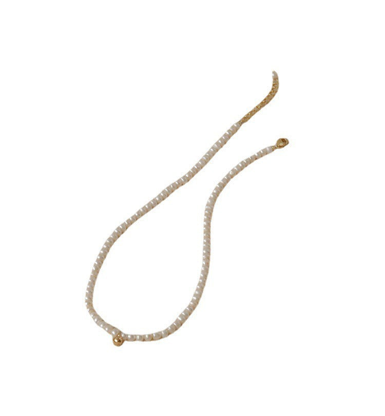 pearl drop set in premium finish; elegant pearl drop set for women
